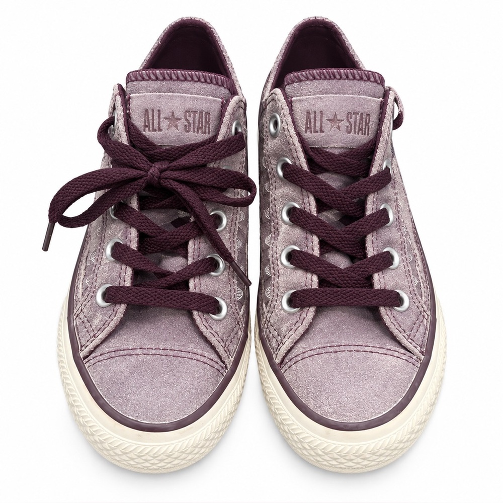 Converse Purple & Lavender Silver Studded Sneakers Size 5 US 3 UK
